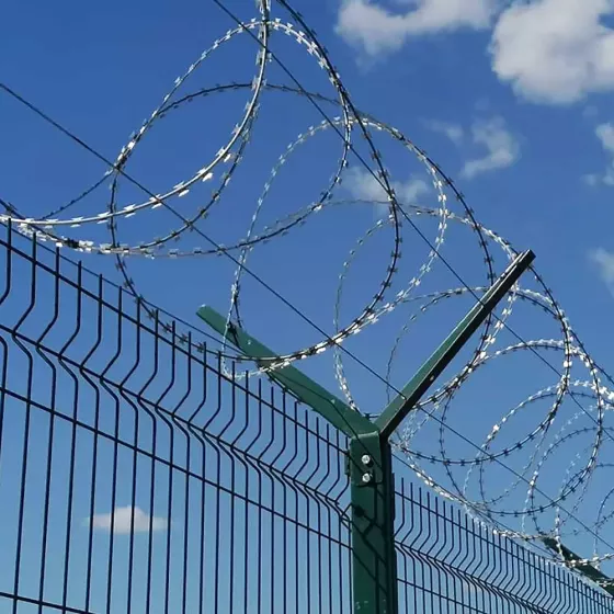 Спіральне загородження Єгоза – надійний бар’єр для захисту території